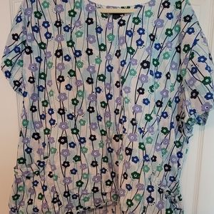 4XL Women's Scrub Top